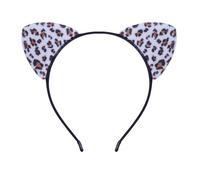 CHAKAE Animal Pattern Gats Band De La Oreja Para La Niña Partido De Fiesta Cumpleaños Niña Propiedades Del Juego Roleplay Props Para Evento Del Tema Tema LEOPARD DADA ASIGNA
