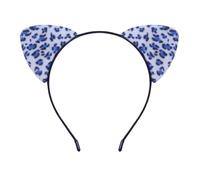 CHAKAE Animal Pattern Gats Band De La Oreja Para La Niña Partido De Fiesta Cumpleaños Niña Propiedades Del Juego Roleplay Props Para Evento Del Tema Tema LEOPARD DADA ASIGNA