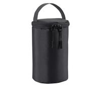 CHAKAE Bolsa de almacenamiento portátil para tanques de camping, cilindro de combustible, funda protectora de tela Oxford, bolsa de transporte de luz, fácil de transportar, Black, S