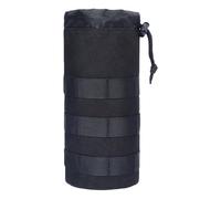 CHAKAE Bolsa transportadora de botellas de agua para exteriores, con cordón, de nailon, para hidratación, fácil de llevar, soporte para bebidas de agua