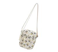 CHAKAE Bolso de hombro de pana de moda para mujer, bolso cruzado con un diseño único de fresa y correa ajustable de pana, flor, One Size