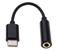 CHAKAE Clearly - Cable convertidor auditivo tipo C a 3,5 mm, color negro para salida de sonido sin pérdidas y compatibilidad con múltiples dispositivos, compatibilidad auditiva