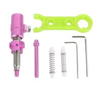 CHAKAE Cojín de aleación de aluminio con émbolo ajustable para flechas recurvas, arcos, botón de presión atornillado, almohadilla de apoyo de metal, juego de flechas