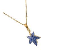CHAKAE Collar único con colgante de estrellas de mar, adorable joyería de animales, collar moderno para la calle, adecuado para niños y niñas, joyería para el cuello, talla única, como se describe