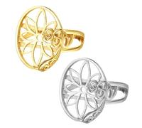 CHAKAE Componentes De Arete De Latón Resistentes Accesorio para Joyas para Joyas Hechas A Mano 2 Piezas Incluidas Decoración del Hogar Pines Poste Orejas Ajustables