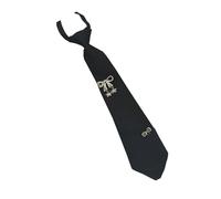 CHAKAE Corbatas negras de uniforme con cadena de metal, collar de mariposa, diseño japonés Seifuku para cosplay, corbata preatada, traje de colegiala, corbata de reunión de negocios, C, Talla única