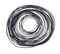 CHAKAE Correas de goma para conductor de 0,7 mm/1 mm para reproductores de música, máquina de cinta de 40 a 190 mm, plegadas, 50/100 piezas de repuesto para reproductor de casete