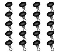CHAKAE Crosses Línea Pesca Swivels & Beads T Forma T Swives Rolling Hook Conector Terminales Pesca Table Glow En Dark Shape Line Conector