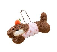 CHAKAE Dachshund Plush Keychain Colendado Para Perros Único Para Bolsas Y Llaves Decoración Cachorro Suave Mujeres Y Hombres Adornos Bolsas Todos Los Días