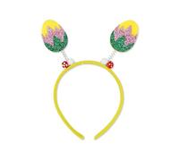 CHAKAE Diadema de orejas de conejo de pollo, accesorios para fotos, pascua, diadema para fiesta, diadema divertida para festivales de música, fiestas infantiles