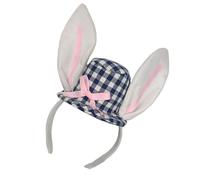 CHAKAE Diademas de orejas de conejo grandes, unisex, para actuaciones escénicas, para eventos escolares y promoción de tiendas, accesorio de disfraz de Pascua