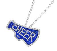 CHAKAE Diamantes Símbolo De Megáfono Corbola Campo Campo De Collar Ajustable Para Mujeres Y Adolescentes Joyería Cuello Minimalista Versátil