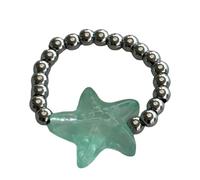 CHAKAE Elegante collar con cuentas de estrellas de mar, collar con colgante de joyería adecuado para varias ocasiones, talla única, como se describe, como se describe