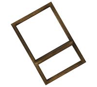 CHAKAE Estante de pared de madera que mejora la decoración del hogar, estantes de almacenamiento de pared de fácil instalación, estante de almacenamiento de madera para dormitorio