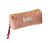 CHAKAE Estuche de moda con cremallera de 7.5 x 3.5 x 2.4 pulgadas para estudiantes y adultos, gran capacidad, bolsa de cosméticos de viaje, a