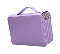 CHAKAE Estuche multifuncional grande con 252 compartimentos con cremallera de alta capacidad, organizador de lápices para niñas, niños, adultos, adolescentes, bolsa de dibujo, Purple