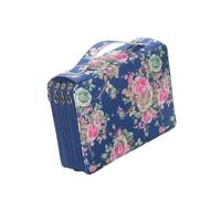 CHAKAE Estuche organizador de lápices multifunción con cremalleras para adultos y adolescentes, estuche grande con 200 compartimentos grande, Blue