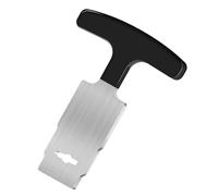 CHAKAE Herramienta de extracción de piscina de acero inoxidable, mango ergonómico adecuado para un fácil almacenamiento y uso de equipos de piscina