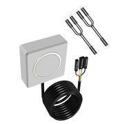 CHAKAE Interruptor de alimentación externo para computadora, botón de extensión para arranque sin esfuerzo, con construcción de aleación de aluminio y ABS, extensor de potencia de PC de múltiples