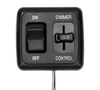CHAKAE Interruptores De Atenuador DC12V De Gama para Camiones Camiones Botes Autocaravana con Diseño Fácil Alternativa Alternativa