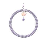 CHAKAE Jaula de pájaros resistente a las mordidas, anillos colgantes para loros, periquitos, ejercicio, interacción social y desarrollo de habilidades, juguete multifuncional para escalar loros