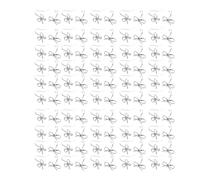 CHAKAE Jewelry Making Set 50 Piezas De Aleación Resistente Bowknot Parring Hallazgos Suministros para Creación Elegante Decoración De Uso Diario Ganchos Arete Latón