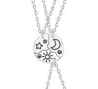 CHAKAE Joyería de simbolismo multiuso, con colgante de cuatro celestiales entrelazados, adorno para accesorios de moda, joyería moderna minimalista celestial, Four piece set, como se describe, como se