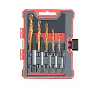 CHAKAE Juego de Brocas de cobaltos, Accesorios para Mano Izquierda, Perno Roto, Juego de extractores de Tornillos dañados, perforadores de Calidad, 10 Uds.