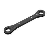 CHAKAE Juego de llaves de trinquete de doble cabeza, dos direcciones, de 6 a 21 mm, galvanizadas, adecuadas para llaves espaciales reducidas