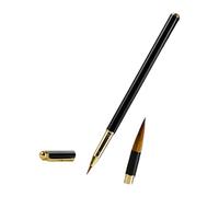 CHAKAE Juego de pinceles de pintura, pincel de escritura regular con convertidor de tintas y 4 cartuchos de tinta para escribir, pintar, caligrafía, práctica