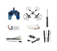CHAKAE Juego de tablero cuadricóptero de código abierto para aficionados, aprender a volar, cuadricópteros, modelo de construcción Quadcopter