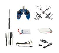 CHAKAE Juego de tablero de cuadricóptero de código abierto para aficionados, aprender a volar, cuadricópteros, modelo de construcción, juego de construcción Quadcopter