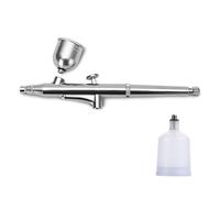 CHAKAE Kit de aerógrafo Profesional, Botellas pulverizadoras de 10ml y 20ml con Orificio de 0,3mm para modelismo, Maquillaje y espray para Pasteles