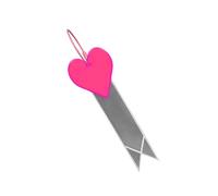 CHAKAE Love Heart Ribbon - Tiras reflectantes de advertencia para bicicleta, alto brillo, multifuncional, para ciclismo, colgante, equipo de bicicleta, resistente a la decoloración, cinta reflectante