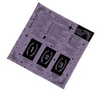 CHAKAE Meditaciones De Terciopelos Premium Mats Presenta Un Patrón De Esoterica Tarots Ritual Cloth para Entusiastas Los Tarots Y Tela Ritual Oculta del Coleccionista