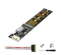 CHAKAE NVMe HDD a SFF 8611 8612 Módulo convertidor para aplicaciones mejoradas de computadora y oficina 2230-80 placa adaptadora PCB