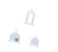 CHAKAE Ornamento Acrílico Artístico Castles Shape Eid Community Event Discors Adecuado para Eid Home and Event Study Sala Ornament