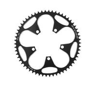 CHAKAE Plato redondo de 5 tornillos para bicicleta de montaña de montaje directo, 110BCD/130BCD estrecho ancho para bicicletas, bielas redondas