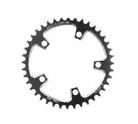 CHAKAE Plato redondo de 5 tornillos para bicicleta de montaña de montaje directo, 110BCD/130BCD estrecho ancho para bicicletas, bielas redondas