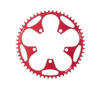 CHAKAE Plato redondo de 5 tornillos para bicicleta de montaña de montaje directo, 110BCD/130BCD estrecho ancho para bicicletas, bielas redondas