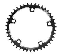 CHAKAE Plato redondo de 5 tornillos para bicicleta de montaña de montaje directo, 110BCD/130BCD estrecho ancho para bicicletas, bielas redondas