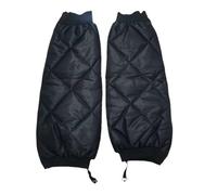 CHAKAE Polainas gruesas para piernas, rodilleras, calentadores de piernas, rodilleras para ciclismo, rodilleras, protector térmico cálido para invierno, calentador resistente al viento, Negro, Talla