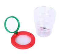 CHAKAE Recipiente para niños con lupas para observar y coleccionar, para actividades al aire libre, para exploración de la naturaleza