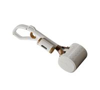 CHAKAE Recogedor ergonómico de excrementos de perro de mango largo para dueños de mascotas, recogedor de excrementos para entrenamiento de perros al aire libre