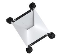 CHAKAE Soporte de coche fácil de transportar con fácil instalación y fuerte ventosa, soporte general para coche, para viajes por satélite, accesorio de Internet