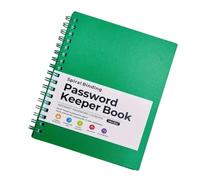 CHAKAE Spirals Notebook Contraseña Libro De Guardianes Con Pestañas Alfabéticas Libro De Contraseñas Para Trabajadores Oficina Y Estudiantes Keeper Con Pestañas Alfabéticas