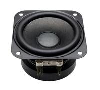 CHAKAE Subwoofer cuadrado de 70 mm, 4Ω, 15 W, de goma, tono bajo, para karaoke, graves y woofer cuadrado de 2.75 pulgadas, sonido K-song