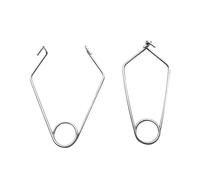 CHAKAE Sujetadores de cordón de acero inoxidable, tensor de cuerda de sujeción, accesorios de senderismo al aire libre, cuerda de escalada, protector de manguito, hebilla de sujeción