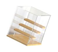 CHAKAE Transparents - Caja de almacenamiento de acrílico para modelos de juguete, estante extraíble, organizador de joyas, resistente, expositor, estante extraíble