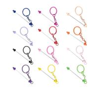 CHAKAE Vibrante De 12 Colores Set Beadable Accessory para De Llavero para Principiantes Y Entusiastas La Artesanía Kit Artesanía Principiantes